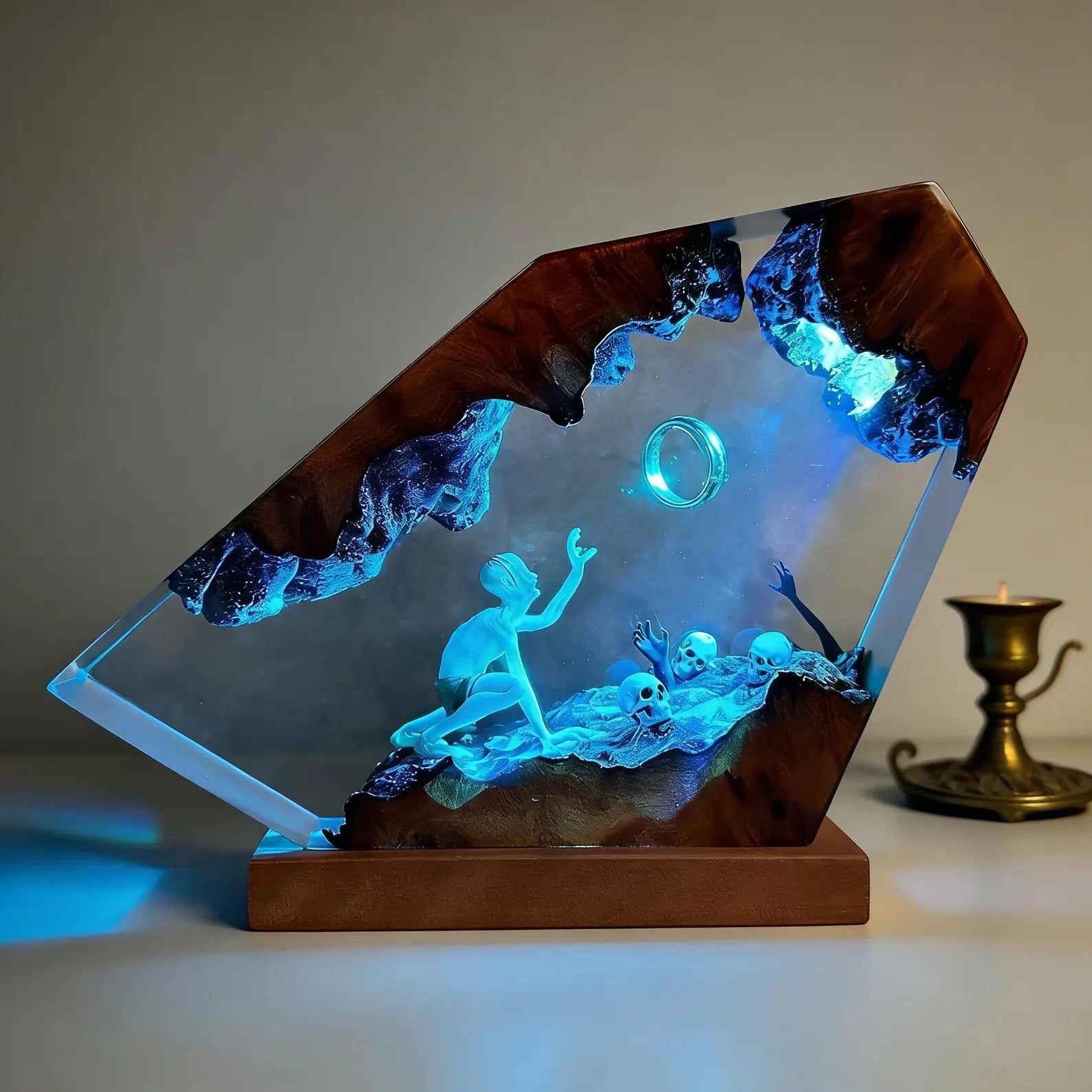 Epoxy Resin Lamp - LOTR