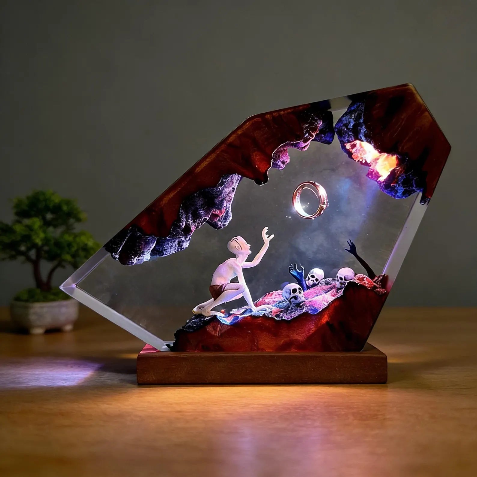Epoxy Resin Lamp - LOTR