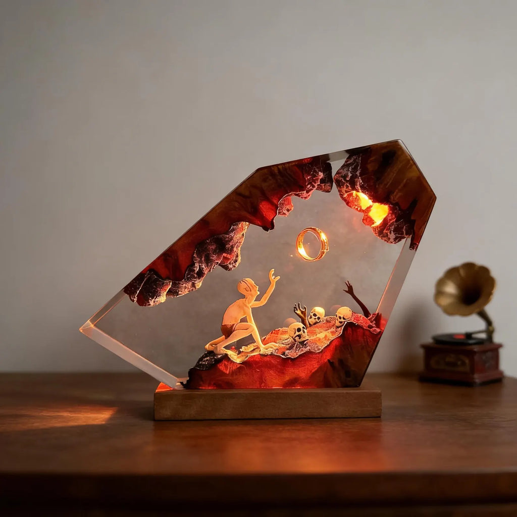 Epoxy Resin Lamp - LOTR