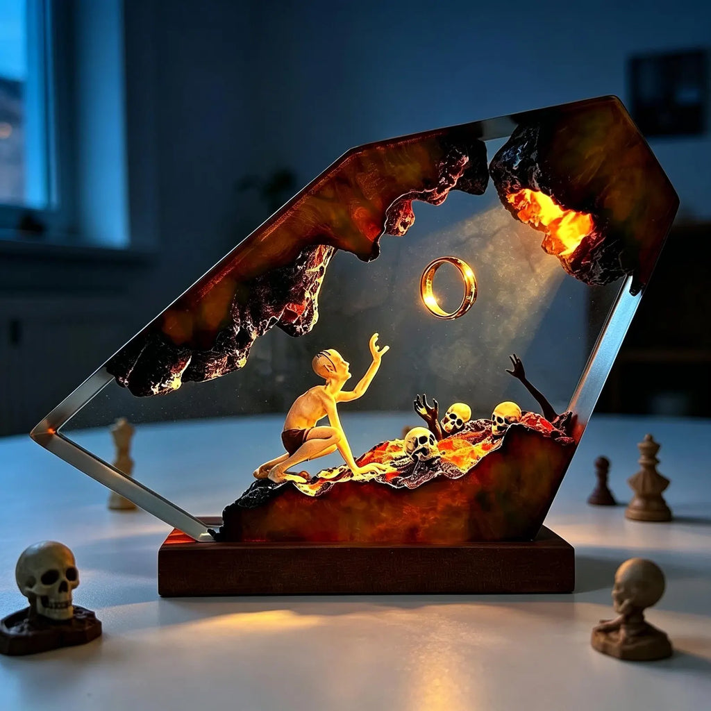 Epoxy Resin Lamp - LOTR
