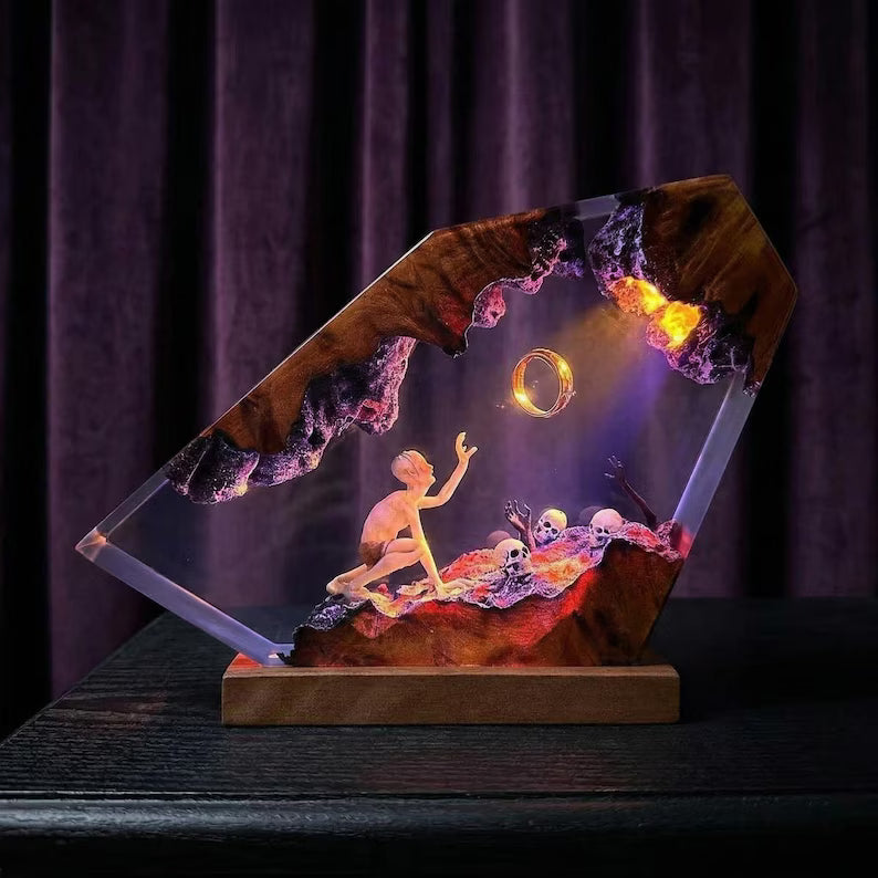 Epoxy Resin Lamp - LOTR