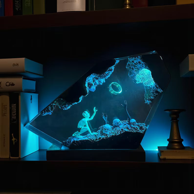 Epoxy Resin Lamp - LOTR
