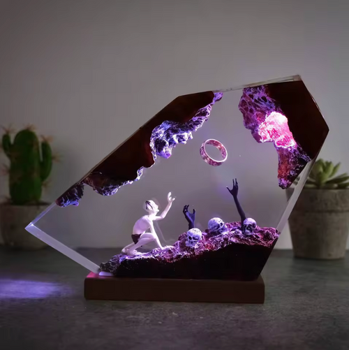 Epoxy Resin Lamp - Fantasy