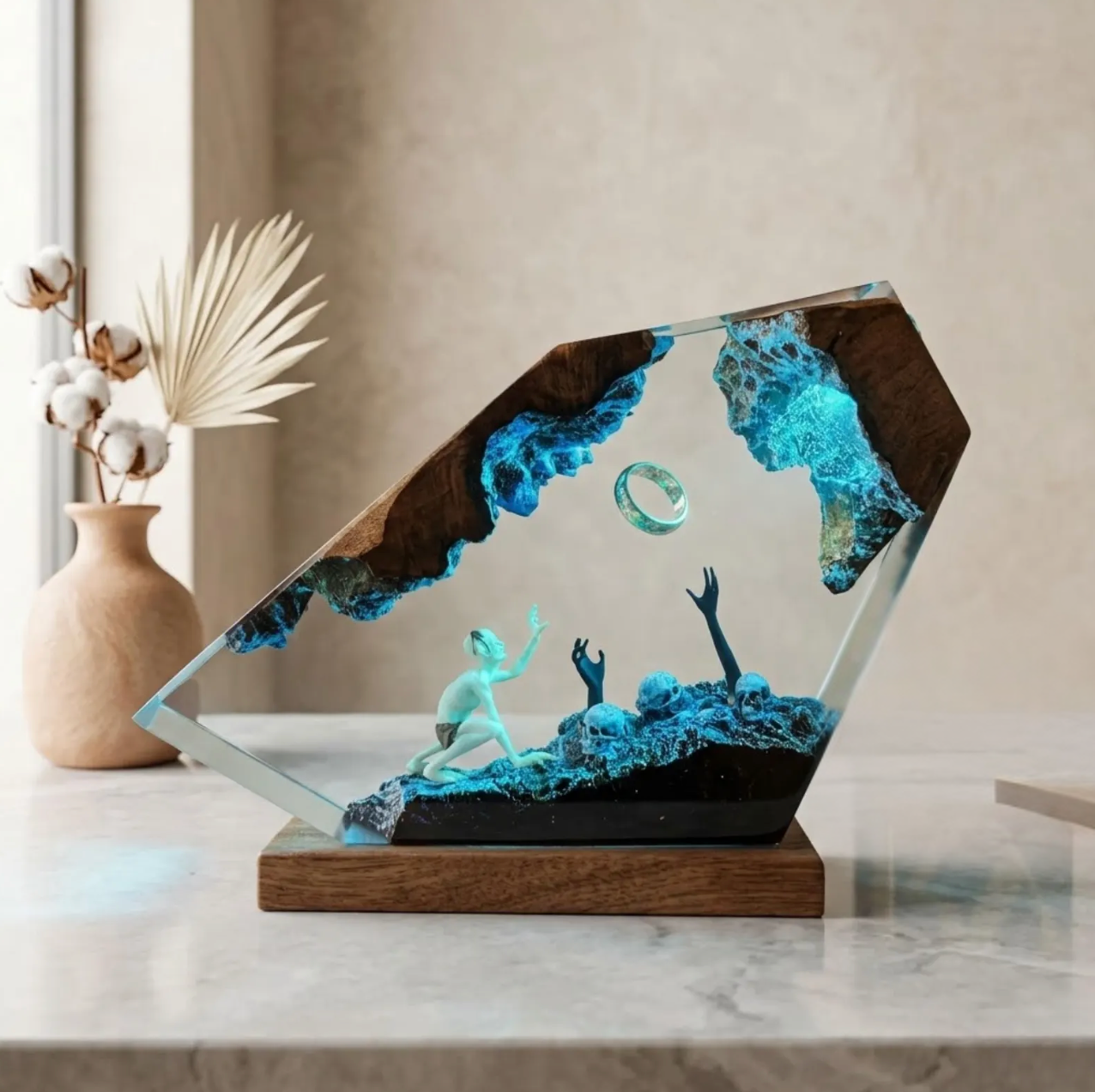 Epoxy Resin Lamp - LOTR